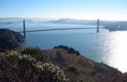 View of GGB and SF from top of the overlook