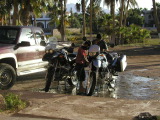 Kids washing bikes-La Pinta Hotel#1