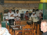 Cooks and Waiters At fish Dinner