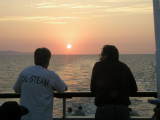 Dave & Helmut-Sunset with Ship#1