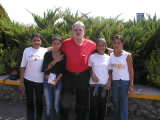 Jerry with Kids at Gas Station