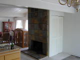 Another view of fireplace
