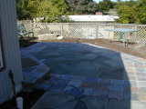 completed patio