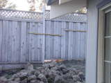 Removable fence section