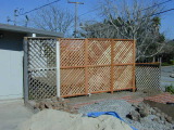 new fence section