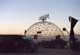 dome & cars at sunset