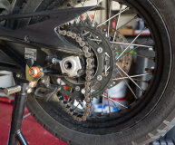 Chain removed from sprocket
