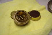 Trangia burner, simmer/snuff ring, and top