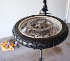 New tire, cleanish wheel