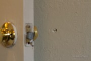 Door knob damage