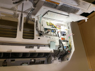 Downstairs head unit wiring