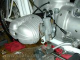 Carburetor installed