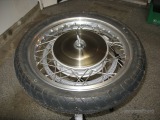 Wheel on stand