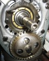 remove oil pump gear