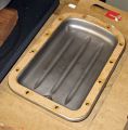 Oil pan and gasket