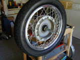 wheel on stand