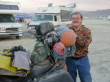 26 Aug 01 -- Jerry at Burning Man