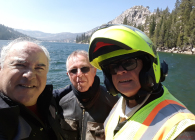 Rob Russ Chris echo lake about 7 k feet